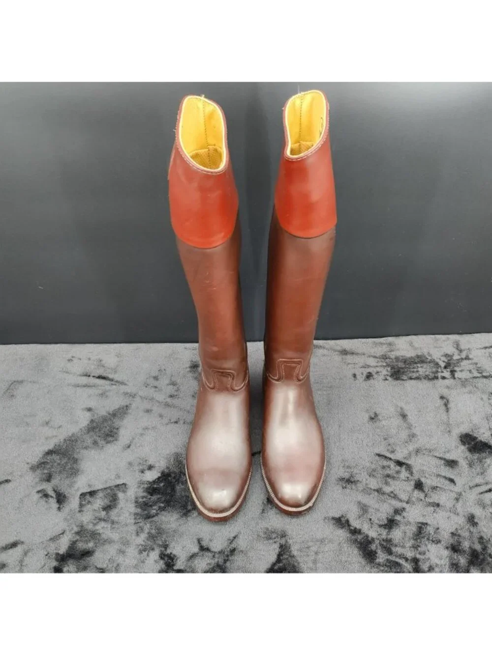 Aigle Saumur Super Haute Riding Boots FR 38 US 6.5 Waterproof Equestrian Rubber